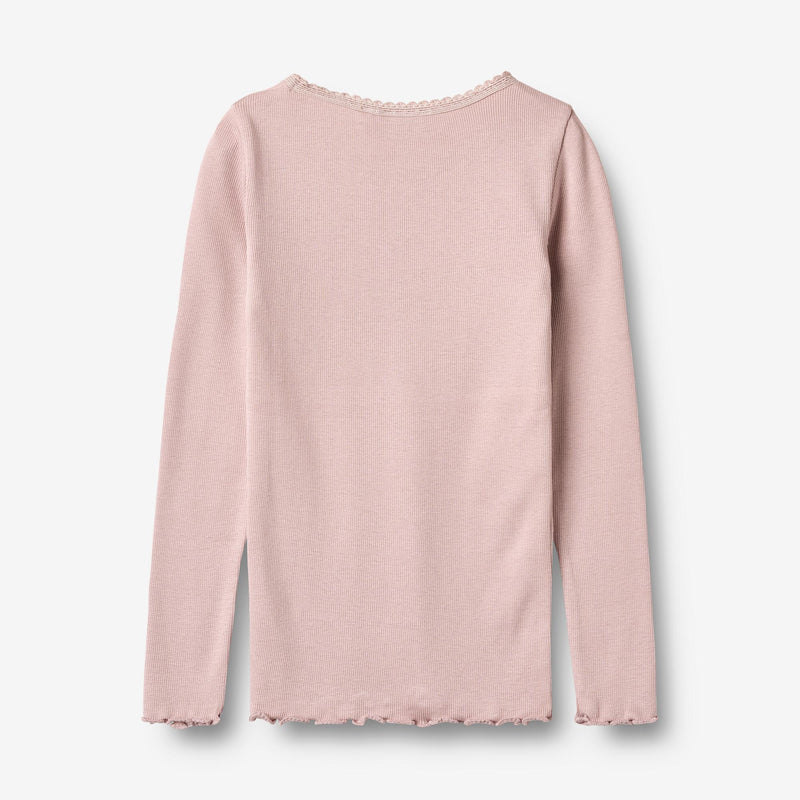 Wheat Main Rippen-T-Shirt L/S Reese T-Shirt 1354 soft lilac