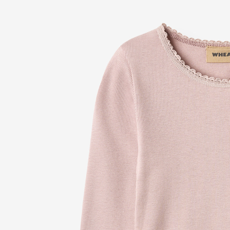 Wheat Main Rippen-T-Shirt L/S Reese T-Shirt 1354 soft lilac