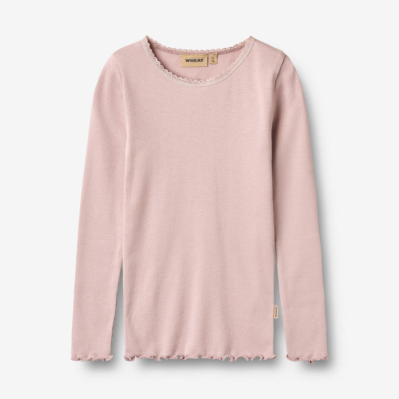 Wheat Main Rippen-T-Shirt L/S Reese T-Shirt 1354 soft lilac