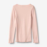 Wheat Main Rippen-T-Shirt L/S Reese T-Shirt 2317 dim rose