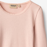 Wheat Main Rippen-T-Shirt L/S Reese T-Shirt 2317 dim rose