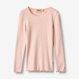 Wheat Main Rippen-T-Shirt L/S Reese T-Shirt 2317 dim rose