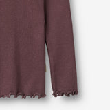 Wheat Main Rippen-T-Shirt L/S Reese T-Shirt 3030 fudge