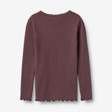 Wheat Main Rippen-T-Shirt L/S Reese T-Shirt 3030 fudge