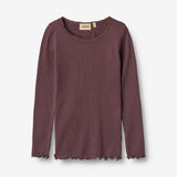 Wheat Main Rippen-T-Shirt L/S Reese T-Shirt 3030 fudge