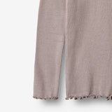 Wheat Main Rippen-T-Shirt L/S Reese T-Shirt 9531 dusty purple