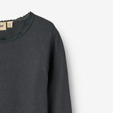 Wheat Main Rippen-T-Shirt L/S Reese T-Shirt 9561 night