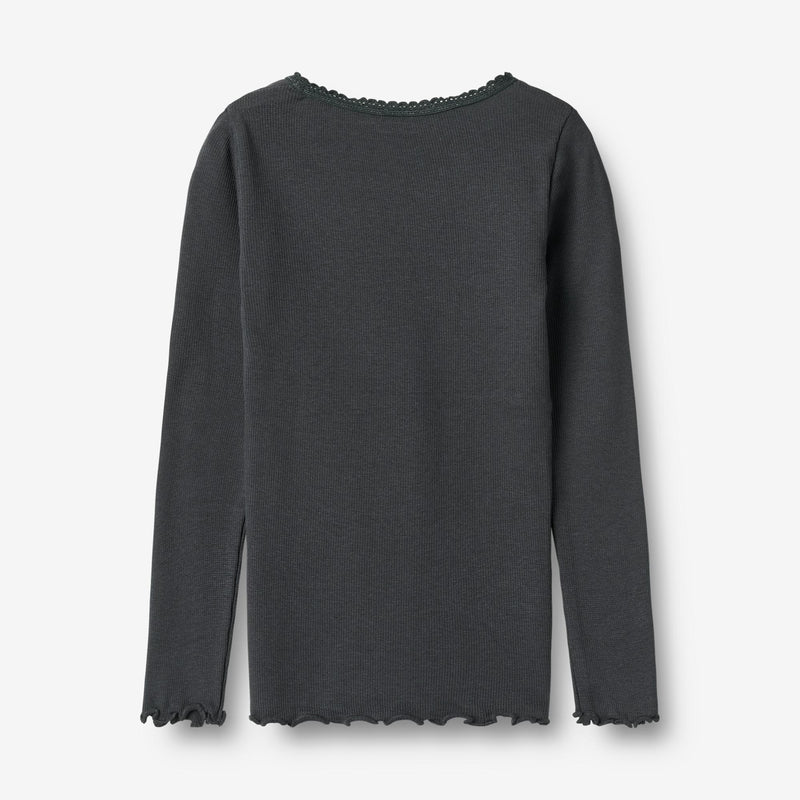 Wheat Main Rippen-T-Shirt L/S Reese T-Shirt 9561 night