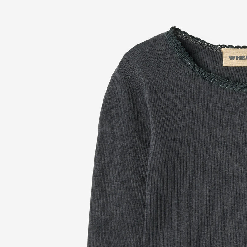 Wheat Main Rippen-T-Shirt L/S Reese T-Shirt 9561 night