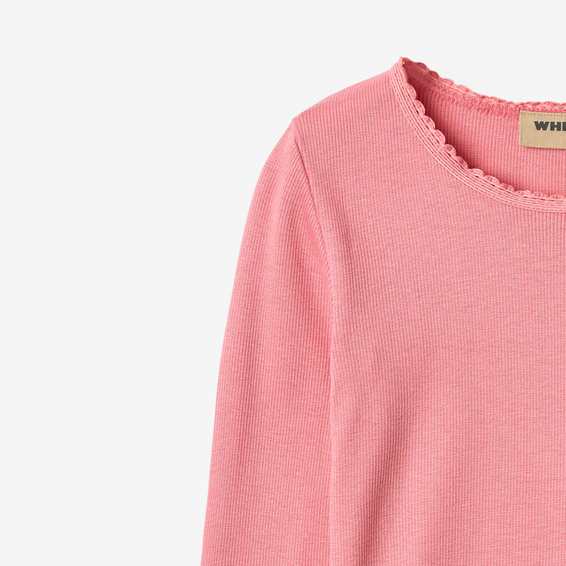 Wheat Main Rippen-T-Shirt L/S Reese T-Shirt 9568 soft pink