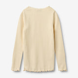 Wheat Main Rippen-T-Shirt L/S Reese T-Shirt 9631 barely apricot