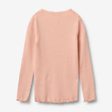 Wheat Main Rippen-T-Shirt L/S Reese T-Shirt 9658 rose cloud