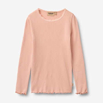 Wheat Main Rippen-T-Shirt L/S Reese T-Shirt 9658 rose cloud