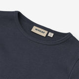 Wheat Main Rippen T-Shirt L/S Ida Jersey Tops and T-Shirts 1432 navy