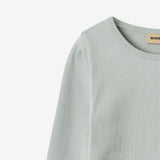 Wheat Main Rippen T-Shirt L/S Ida T-Shirt 9567 soft rain