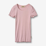 Wheat Main Rippen T-Shirt S/S Katie T-Shirt 9428 lavender mist