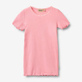 Wheat Main Rippen T-Shirt S/S Katie T-Shirt 9638 bubblegum