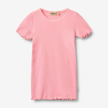 Wheat Main Rippen T-Shirt S/S Katie T-Shirt 9638 bubblegum