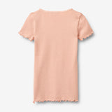 Wheat Main Rippen T-Shirt S/S Katie T-Shirt 9658 rose cloud