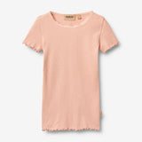 Wheat Main Rippen T-Shirt S/S Katie T-Shirt 9658 rose cloud