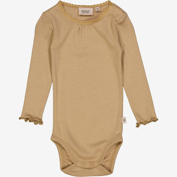 Wheat Main  Rippenbody Lace Underwear/Bodies 3308 latte