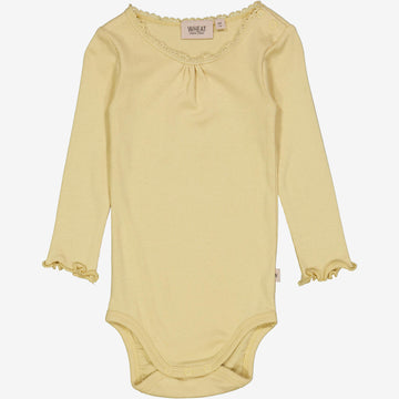 Wheat Main  Rippenbody Lace Underwear/Bodies 5106 yellow dream