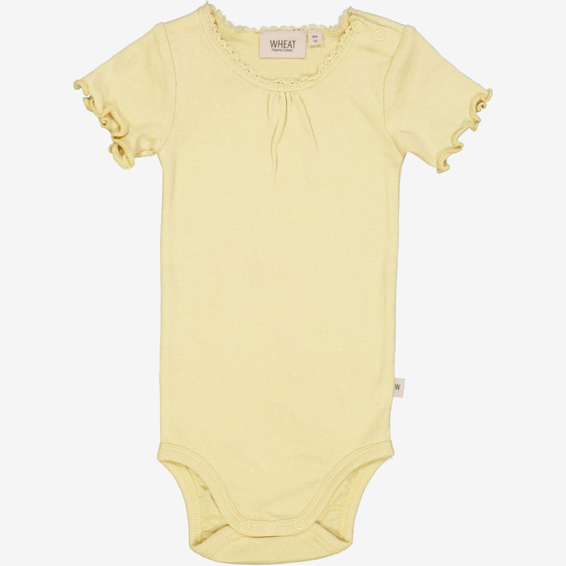 Wheat Rippenbody Lace Underwear/Bodies 5106 yellow dream