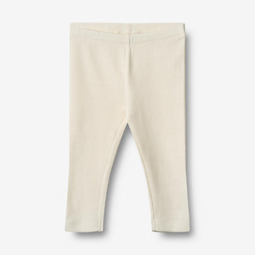 Wheat Main Rippenjersey Leggings Jules Legging 3182 ivory