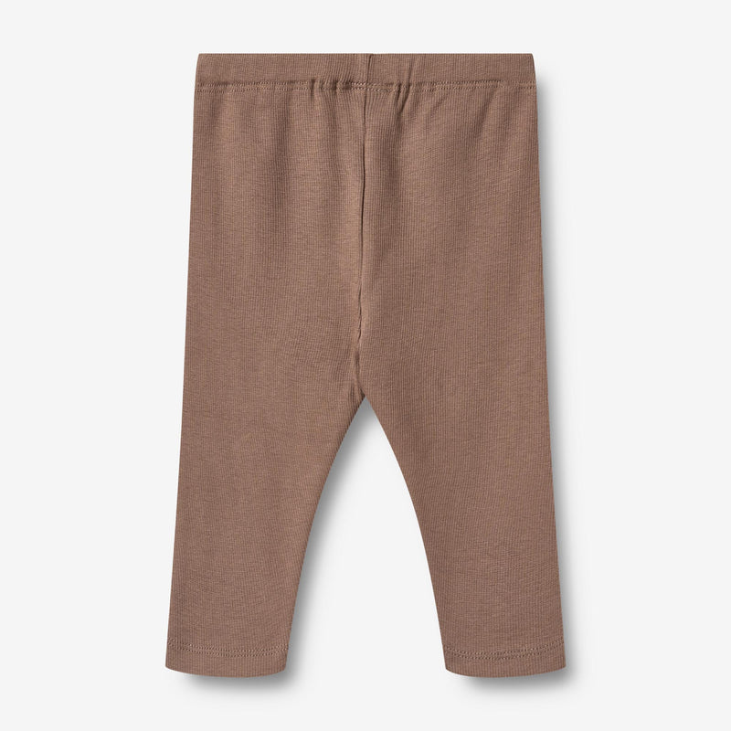 Wheat Main Rippenjersey Leggings Jules Legging 9573 toffee brown