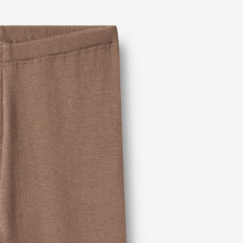 Wheat Main Rippenjersey Leggings Jules Legging 9573 toffee brown