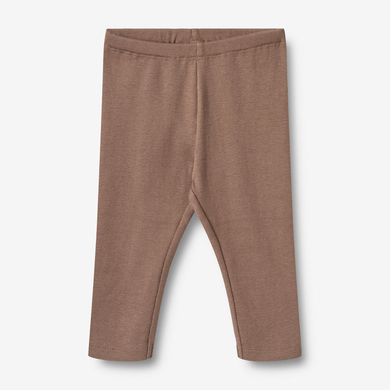 Wheat Main Rippenjersey Leggings Jules Legging 9573 toffee brown
