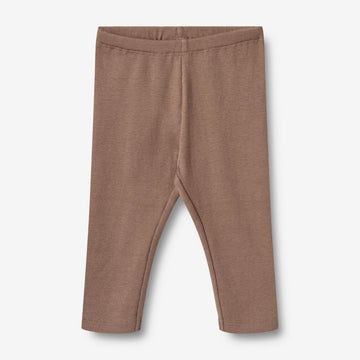 Wheat Main Rippenjersey Leggings Jules Legging 9573 toffee brown