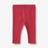 Wheat Main Rippenjersey Leggings Jules Legging 9697 red cherry