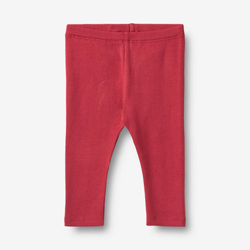 Wheat Main Rippenjersey Leggings Jules Legging 9697 red cherry