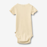 Wheat Main Ripp Kurzarm Babybody Edna Body 9631 barely apricot