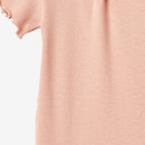 Wheat Main Ripp Kurzarm Babybody Edna Body 9658 rose cloud