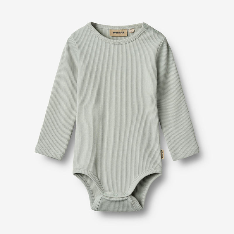 Wheat Main Rippoberteil langarm Spencer Underwear/Bodies 9436 rainy sky