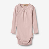 Wheat Main Rippstrick-Body L/S Lotta Body 1354 soft lilac