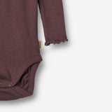Wheat Main Rippstrick-Body L/S Lotta Body 3030 fudge