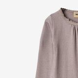 Wheat Main Rippstrick-Langarm Babybody Lotta Body 9531 dusty purple