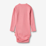 Wheat Main Rippstrick-Body L/S Lotta Body 9568 soft pink