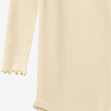 Wheat Main Rippstrick-Langarm Babybody Lotta Body 9631 barely apricot