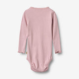 Wheat Main Rippstrick-Body L/S Lotta Underwear/Bodies 9428 lavender mist