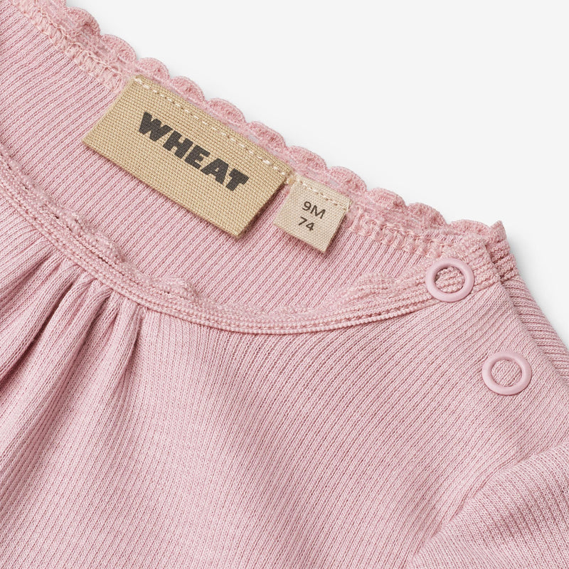 Wheat Main Rippstrick-Body L/S Lotta Underwear/Bodies 9428 lavender mist