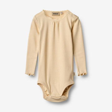 Wheat Main Rippstrick-Body L/S Lotta Body 9430 macadamia