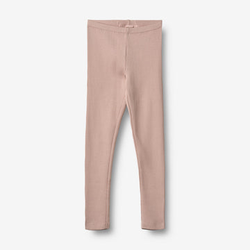 Wheat Main Rippstrick-Jersey-Leggings Jules Legging 2487 rose powder