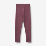 Wheat Main Rippstrick-Jersey-Leggings Jules Legging 3118 eggplant