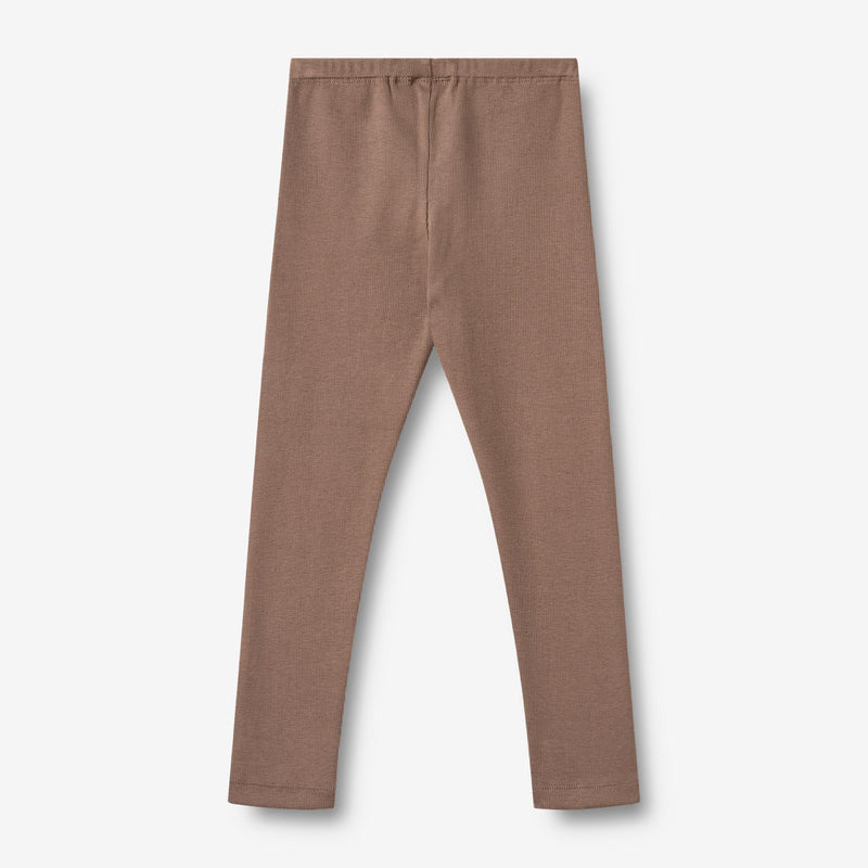 Wheat Main Rippstrick-Jersey-Leggings Jules Legging 9573 toffee brown