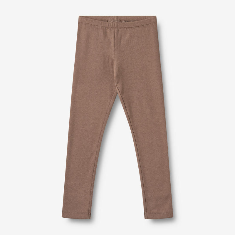 Wheat Main Rippstrick-Jersey-Leggings Jules Legging 9573 toffee brown