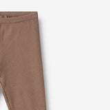 Wheat Main Rippstrick-Jersey-Leggings Jules Legging 9573 toffee brown